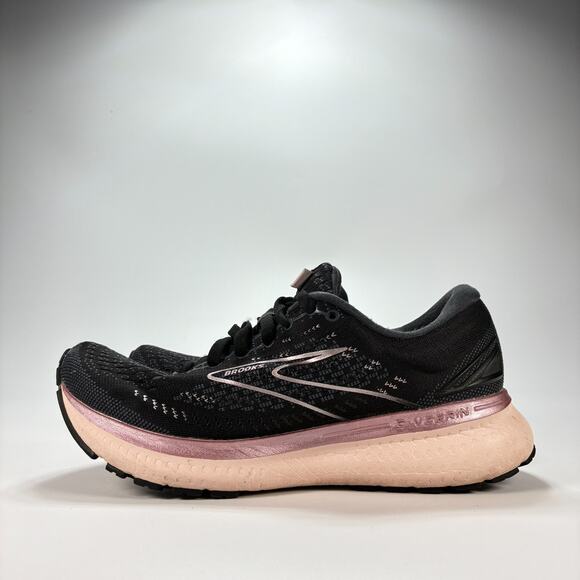 Brooks Glycerin 19 Black Pink Cushioned Running Shoes 1203431D074 Womens Size 6 - Picture 4 of 10
